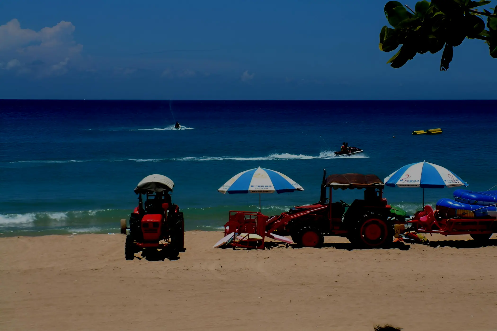 夏苑旅宿露台夜景與周邊景觀
